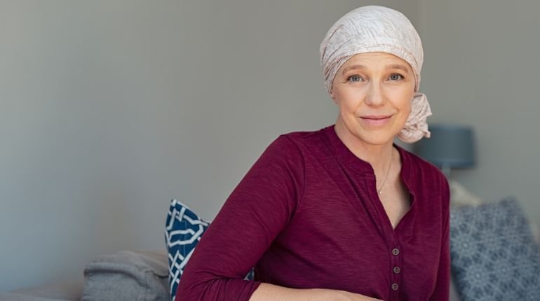 woman cancer survivor